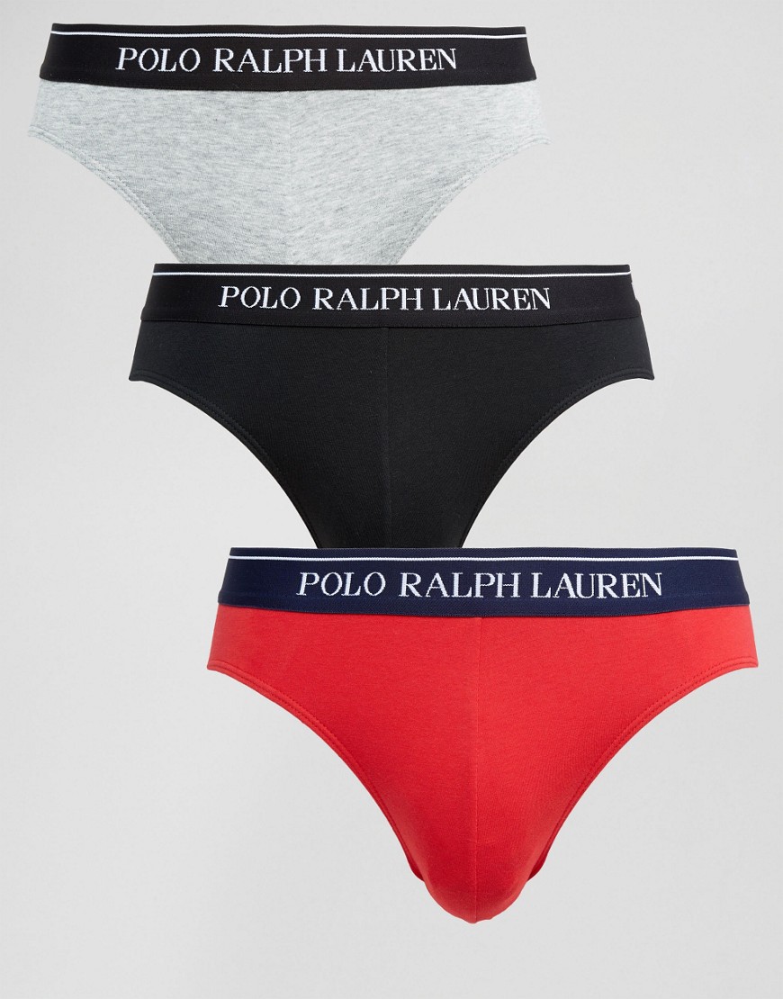 Polo Ralph Lauren Briefs In 3 Pack-Multi