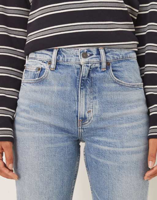 Polo Ralph Lauren – Bruini – Blåtvättade, utsvängda bootcut-jeans med 5 fickor, 4 av 5