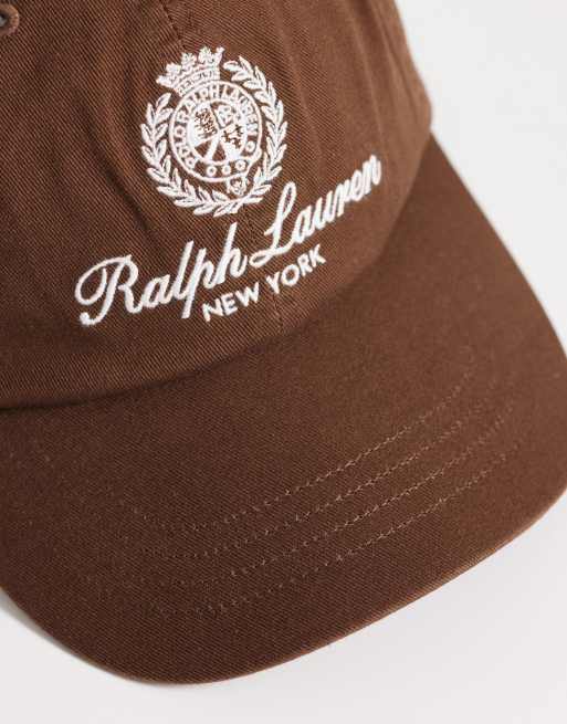 Polo Ralph Lauren – Brun baseballkeps med ikonlogga, 2 av 3