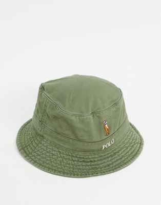 olive green polo hat