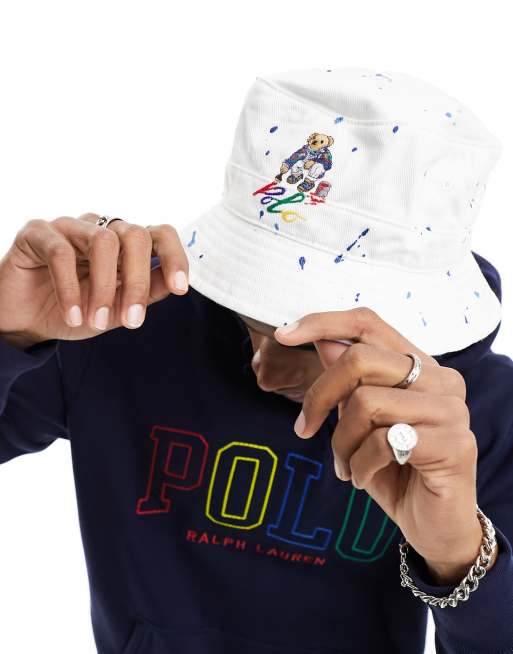 Polo ralph lauren hot sale bear bucket hat