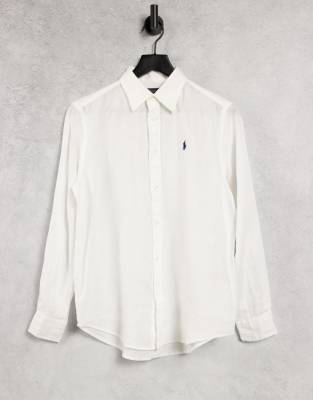 Polo Ralph Lauren button down shirt in white