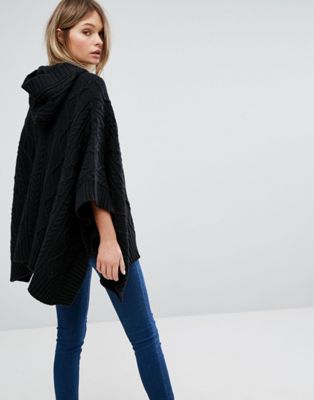 Polo Ralph Lauren Cable Knit Cape With 