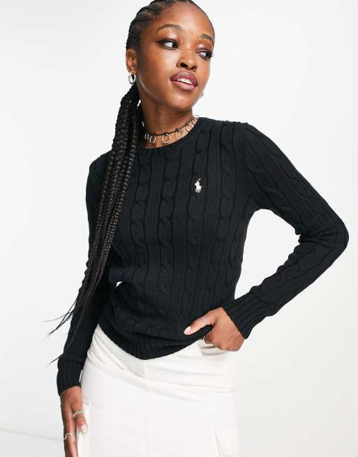 Ralph lauren knitted jumper on sale womens