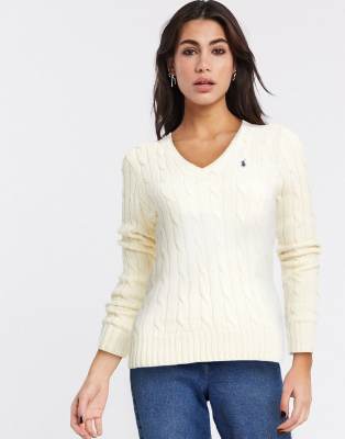 ralph lauren cream jumper