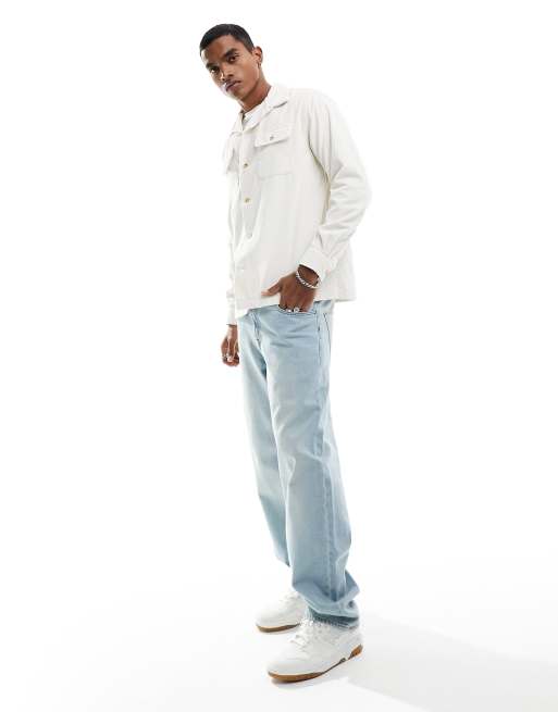 Camicia color panna on sale