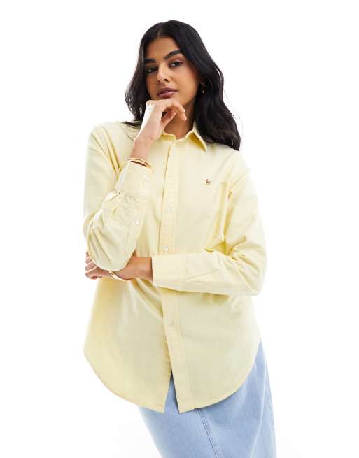 Camicia gialla ralph lauren clearance