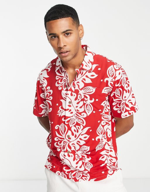 Camicia maniche corte hawaiana sale