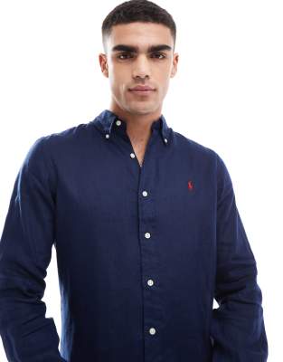 Pantaloncini Cargo Calypso St. Barth Podriga – Lino Blu Navy, Taglia XS, Nuovi Con Etichette - Foto 5