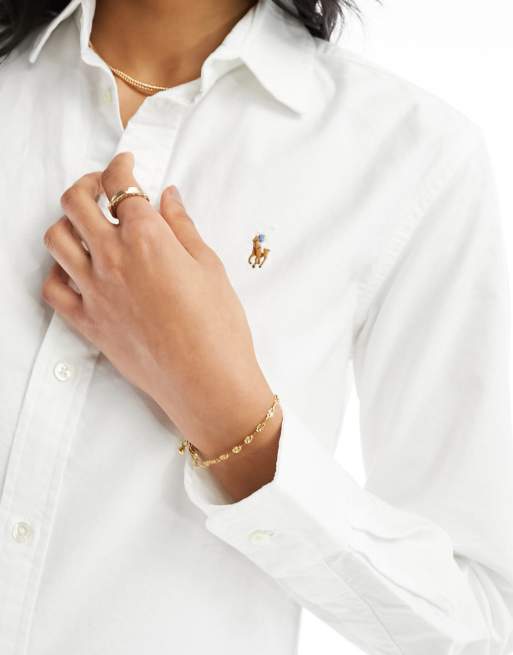 Polo Ralph Lauren - Camicia Oxford bianca a maniche lunghe, 2 di 4