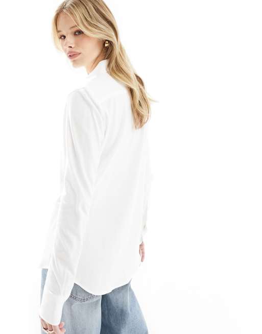 Polo Ralph Lauren - Camicia Oxford bianca con logo, 4 di 4