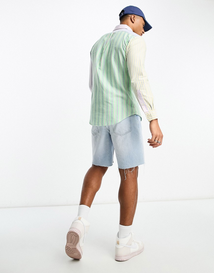 Camicia Oxford custom fit a righe multicolore con logo - Polo Ralph Lauren Camicia donna  - immagine2