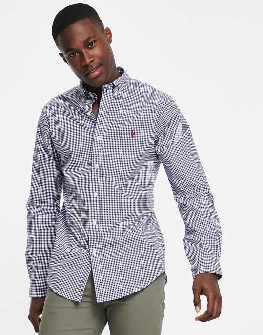 Camicia slim fit hot sale ralph lauren