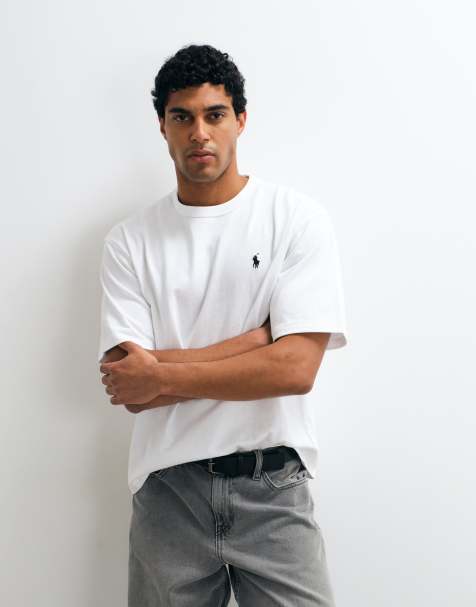 Polo Ralph Lauren - camiseta de corte relajado con logo icon en blanco - view 1