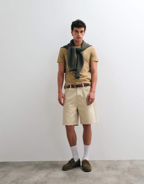Polo Ralph Lauren - camiseta slim fit en beige claro - view 1