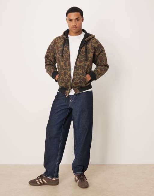 Polo Ralph Lauren camo zip hoodie in khaki | ASOS