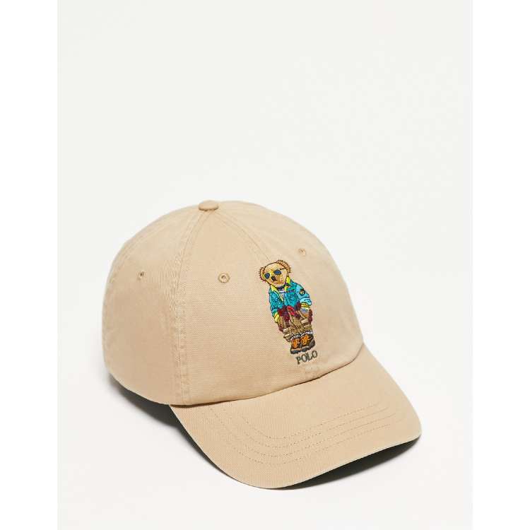 Polo Ralph Lauren cap in beige with bear logo