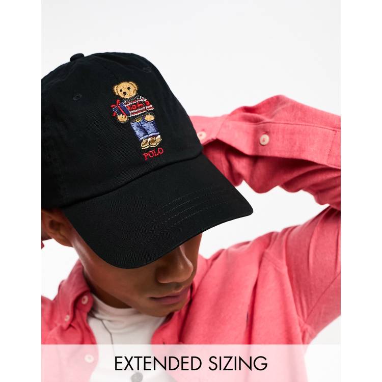 Polo bear hotsell cap black