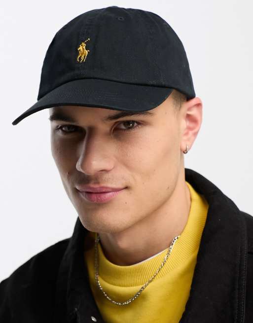 Polo ralph lauren black cap best sale