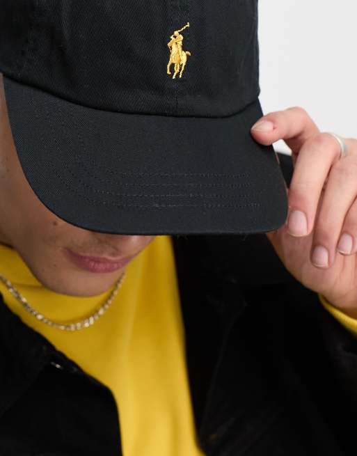 Black and 2024 yellow polo hat