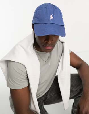 Polo Ralph Lauren cap in blue with pony logo