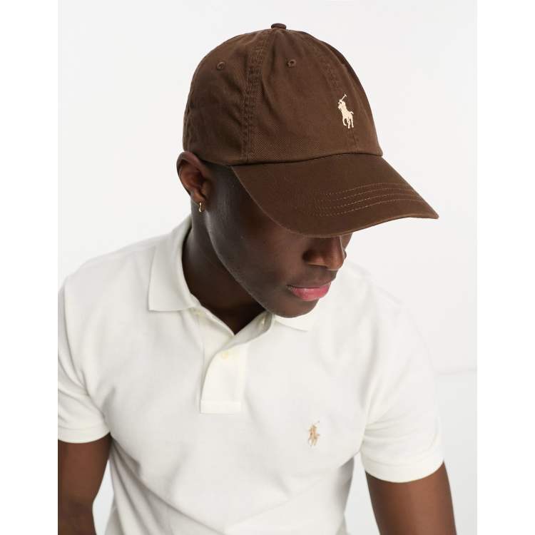 Brown store polo cap