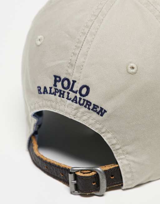 Polo Ralph Lauren cap in cream with small logo | ASOS