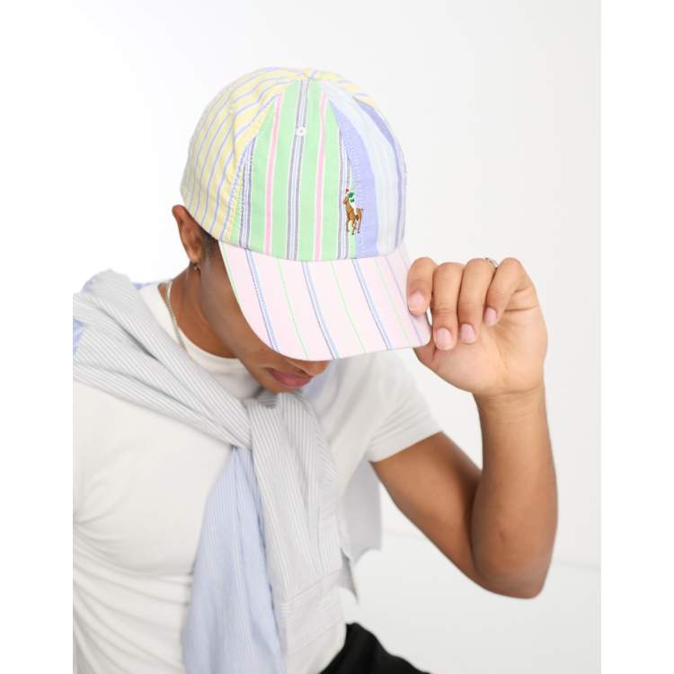 Polo Ralph Lauren cap in fun stripe with pony logo | ASOS