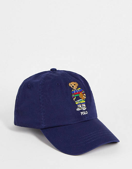 Polo Ralph Lauren cap in navy with bear logo