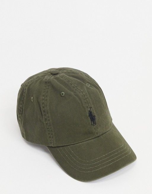 Polo Ralph Lauren cap in olive with pony logo | ASOS
