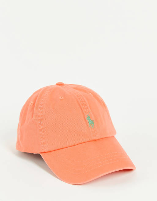 Polo Ralph Lauren cap in orange with logo | ASOS