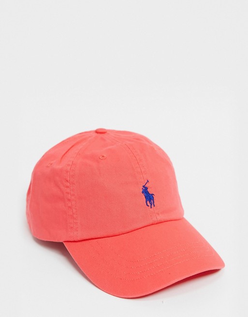 Polo Ralph Lauren cap in red with pony logo