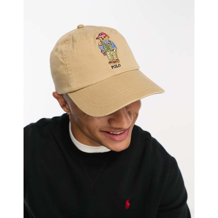 Polo ralph best sale lauren cap khaki