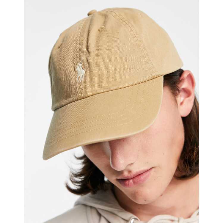 Khaki store polo hat