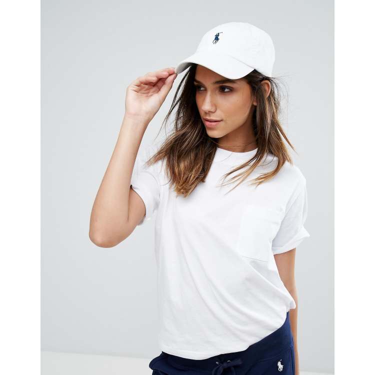 Polo Ralph Lauren cap in white ASOS