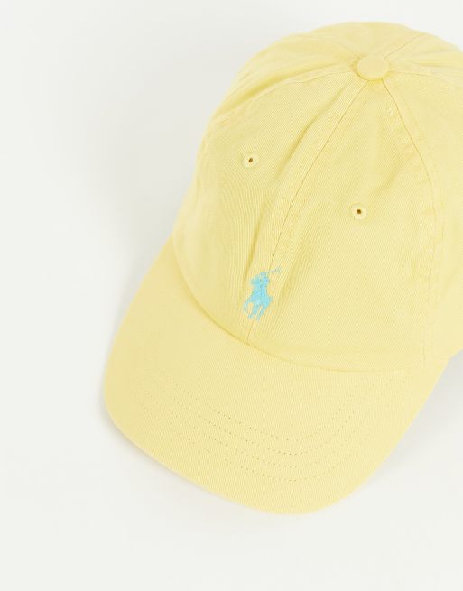 Polo Ralph Lauren cap in yellow with logo | ASOS