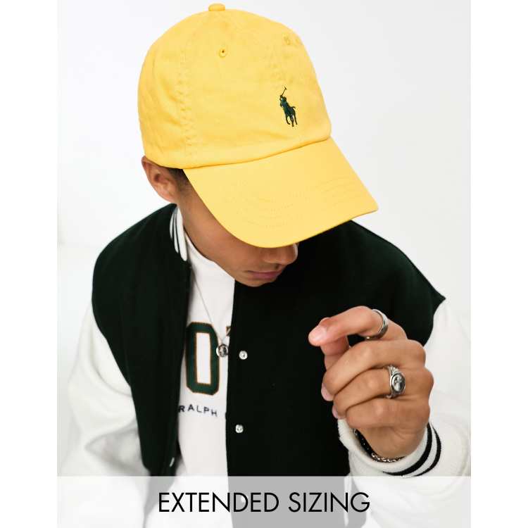 Yellow polo sales cap