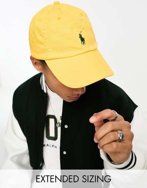 Yellow polo store ralph lauren hat