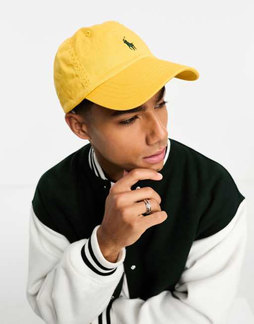 Polo cap hot sale yellow