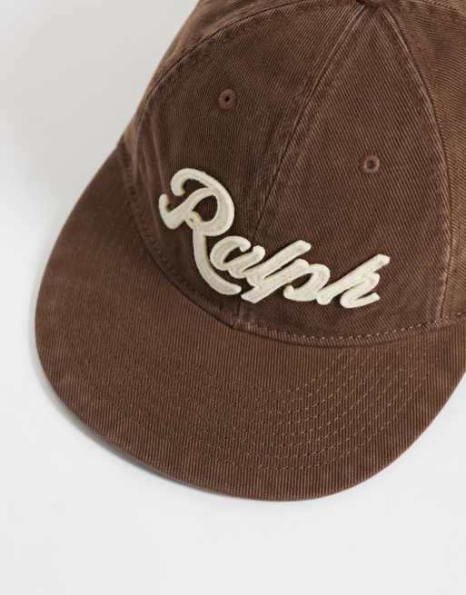 Polo Ralph Lauren Cap mit großem Logo in Braun, 3 von 3