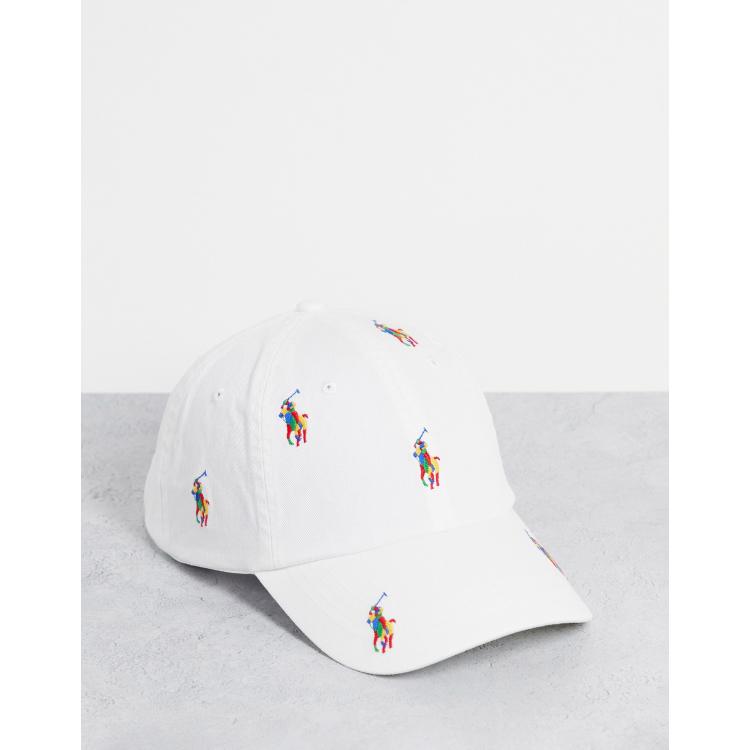 【関税&送料込】Polo Ralph Lauren White Baseball Cap With Lo Polo Ralph Lauren Logo Baseball Cap, $58 | farfetch.com