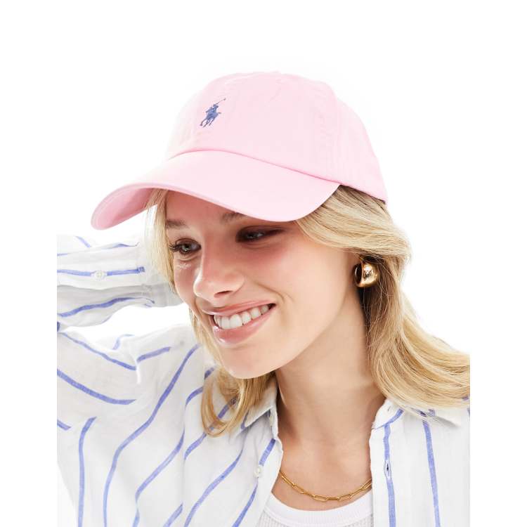 Polo Ralph Lauren cap with logo in pink ASOS