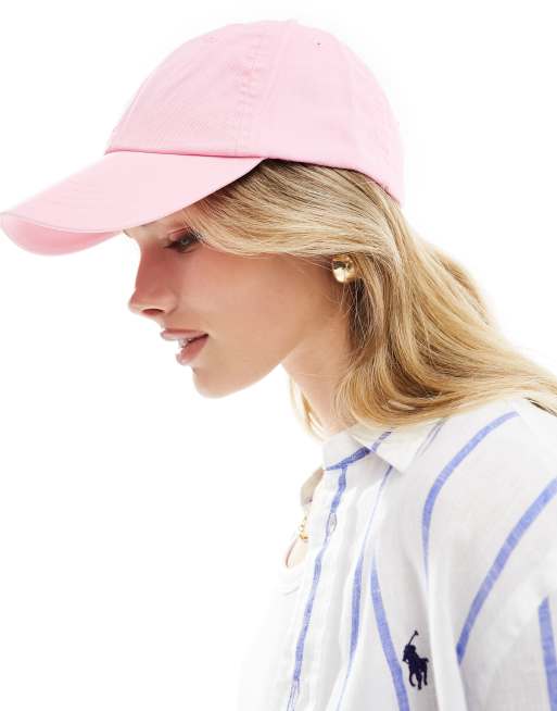 Polo Ralph Lauren cap with logo in pink ASOS