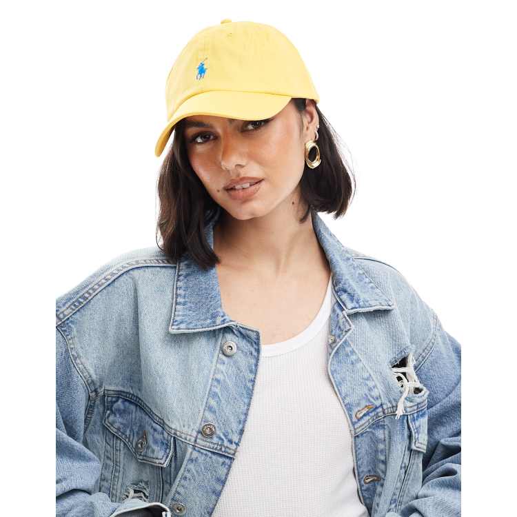 Polo Ralph Lauren cap with logo in yellow ASOS
