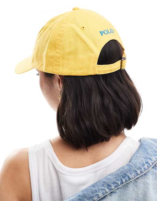 Polo Ralph Lauren cap with logo in yellow, 4 of 4