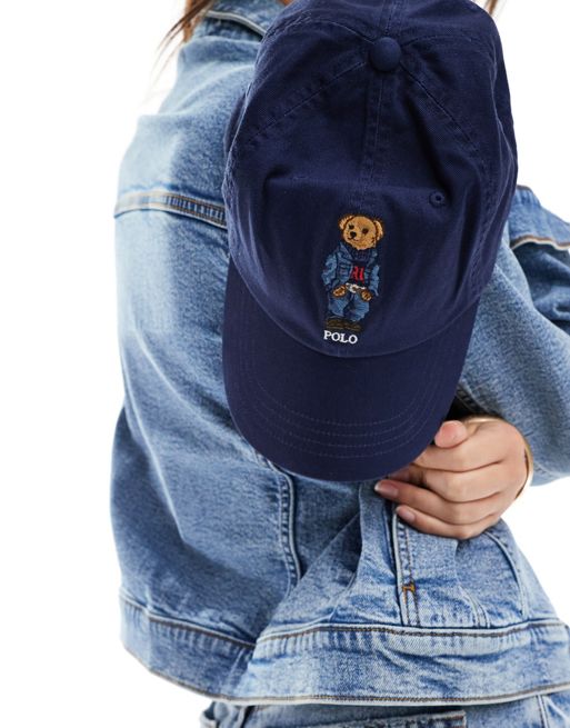 Polo Ralph Lauren cap with script logo in navy