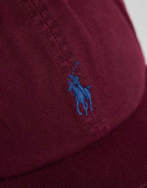 Polo Ralph Lauren - Cappellino bordeaux con logo, 2 di 3