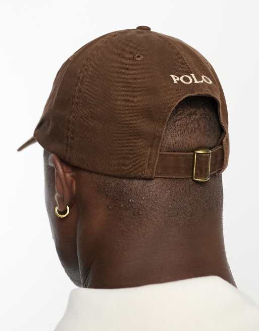 Polo Ralph Lauren - Cappellino marrone con logo del pony, 3 di 4