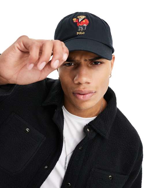 Polo Ralph Lauren - Cappellino nero con logo a orsetto con Martini