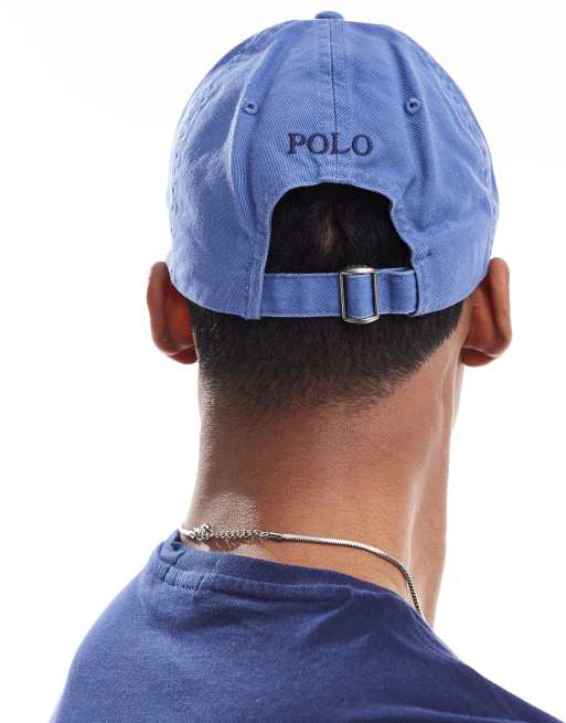 Polo Ralph Lauren - Cappello con visiera e logo in twill blu medio, 2 di 3